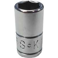 SK Hand Tool 40914 - 7/16 Socket 6pt 1/4dr